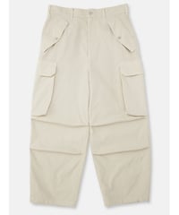 DIGAWEL Field cargo pants (garment dye)【IVORY】