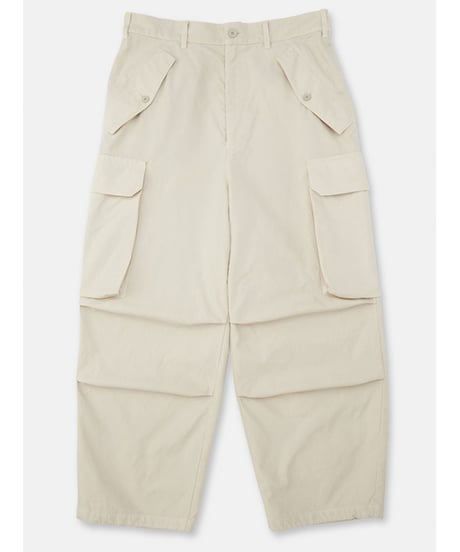 DIGAWEL Field cargo pants (garment dye)【IVORY】