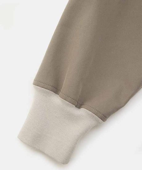 DIGAWEL Cuff rib shirt【GRAY】