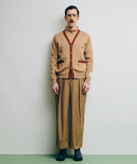 DIGAWEL  Mockneck L/S【CAMEL】