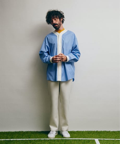 DIGAWEL  Baseball shirt (Stripe)【WIDE STRIPE】