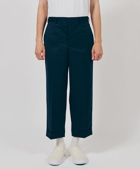 DIGAWEL  Plain front Pants【NAVY】