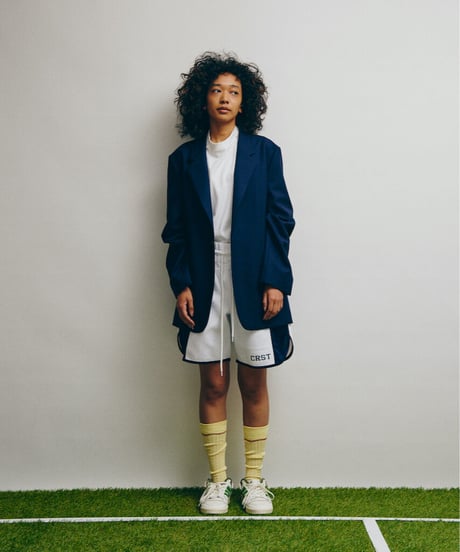 DIGAWEL × J.PRESS「CRST」 CRST TRACK SHORTS【WHITE】