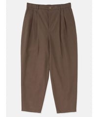 DIGAWEL  2 Tuck Tapered Pants【BROWN】