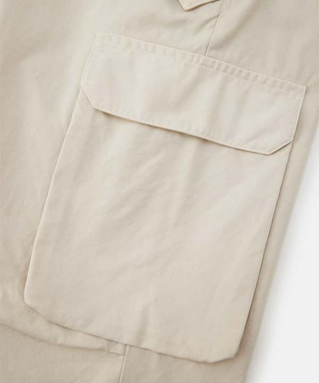 DIGAWEL Field cargo pants (garment dye)【IVORY】