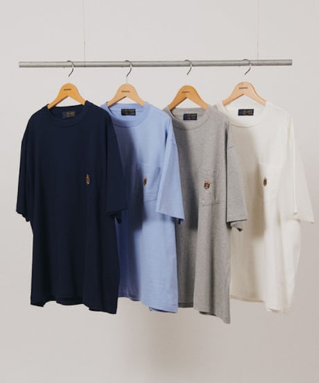 DIGAWEL × J.PRESS「CRST」 Pocket T-shirts【SAX】
