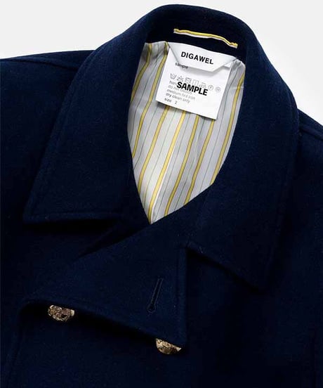 DIGAWEL  Pea Coat【NAVY】