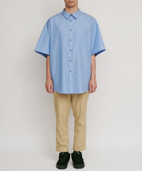DIGAWEL Oversized S/S shirt【DARK SAX】