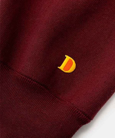 DIGAWEL  Reverse weave Hoodie【MAROON】
