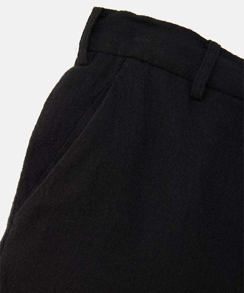 DIGAWEL ウールパンツ DIGAWEL Pants (garment wash)【BLACK】 | welles
