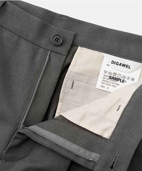 DIGAWEL  2 Tuck Tapered Pants【GRAY】