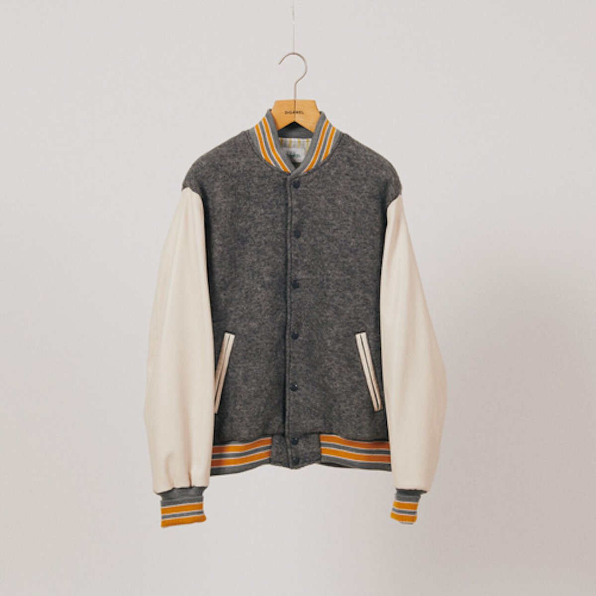 URU TOKYO×DIGAWEL Varsity Jacket【GRAY】 | welles URU TOKYO×DIGAWEL Varsity Jacket【GRAY】 | welles
