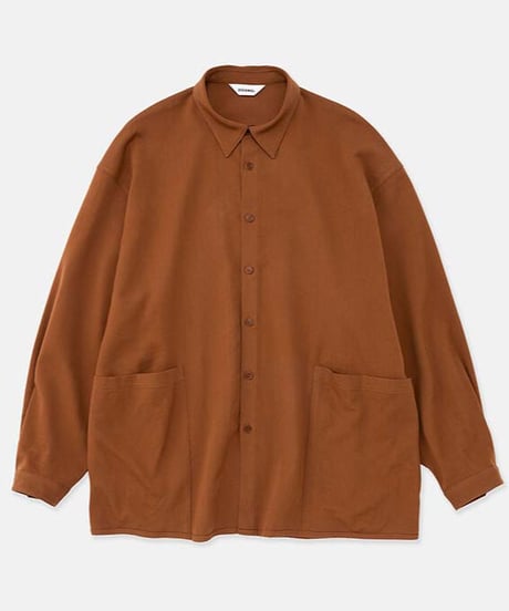 DIGAWEL  Side Pocket Oversized Shirt【BROWN】