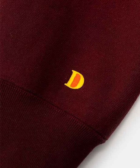 DIGAWEL  Reverse weave Sweatshirt【MAROON】