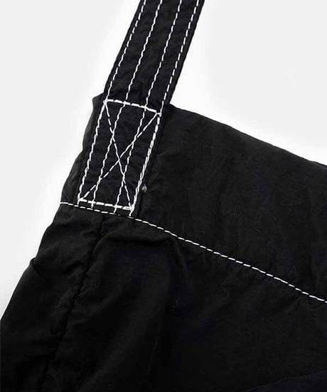 DIGAWEL  Packable Shoulder Bag (Garment Dye )【BLACK】