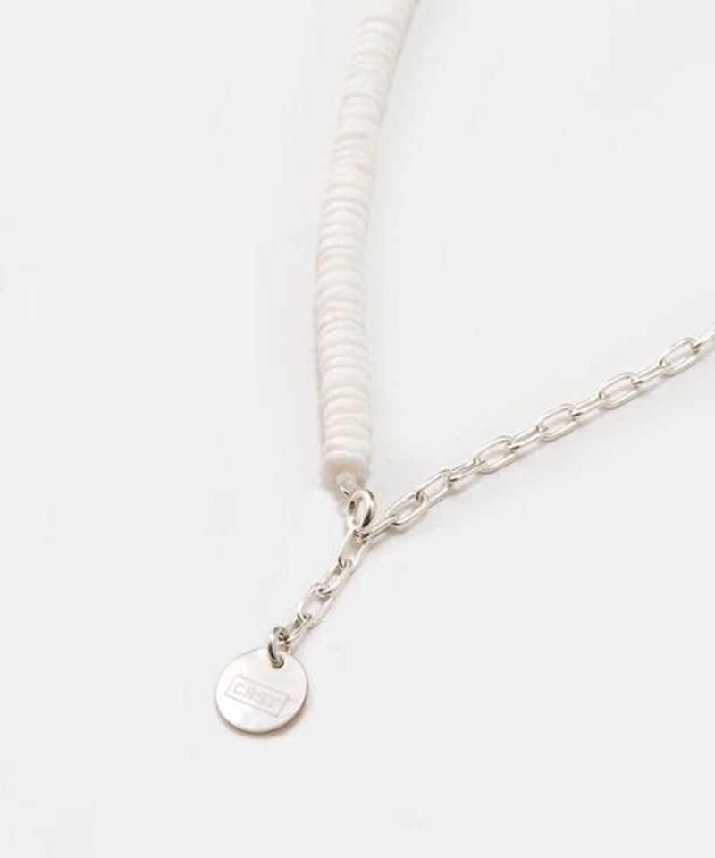 DIGAWEL × J.PRESS「CRST」 White Shell Necklace 55
