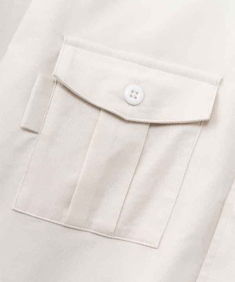 DIGAWEL  Corduroy Shirt【WHITE】