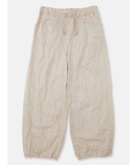 DIGAWEL  Wide lounge pants (crease finish)【SAND BEIGE】