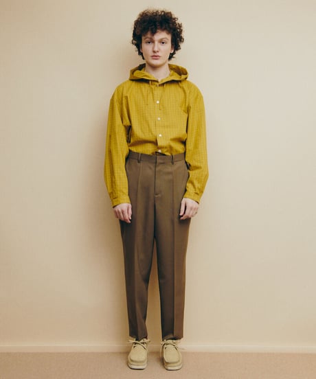 DIGAWEL  Hoodie Shirt ① check【MUSTARD】