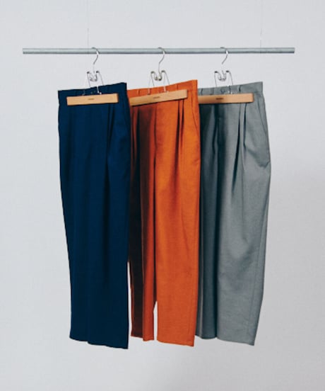 DIGAWEL  2 Tuck Tapered Pants【ORANGE】