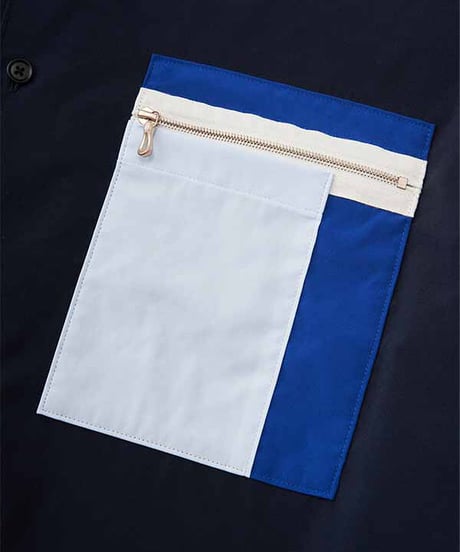 DIGAWEL  Oversized S/S Shirt【NAVY】