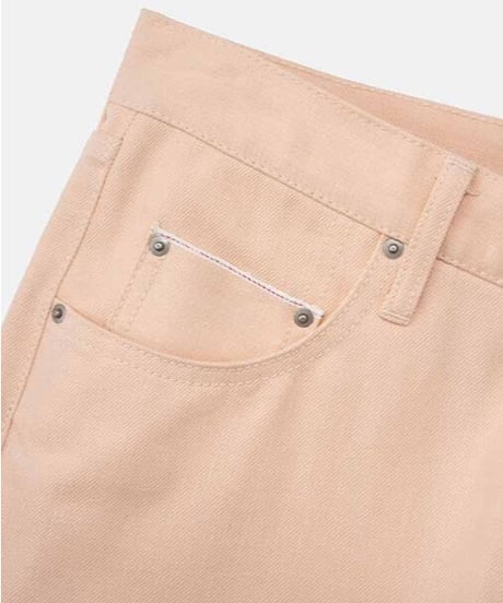 DIGAWEL  Straight Denim Pants (Pink white)