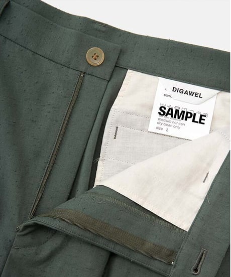 DIGAWEL  2 Tuck Tapered Pants【D.GREEN】