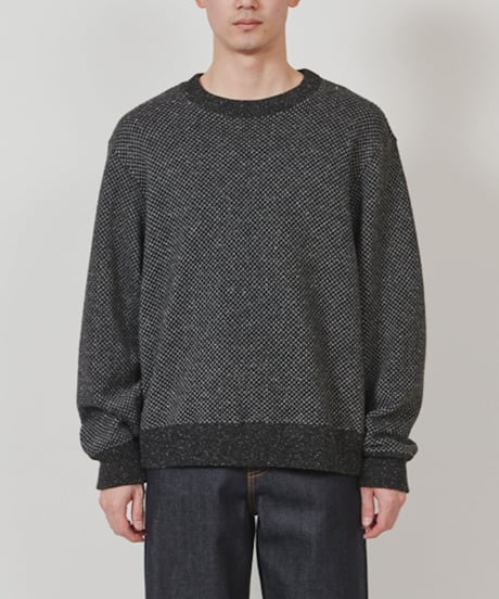 DIGAWEL  Hexagonal patterns Sweatshirt【BLACK】