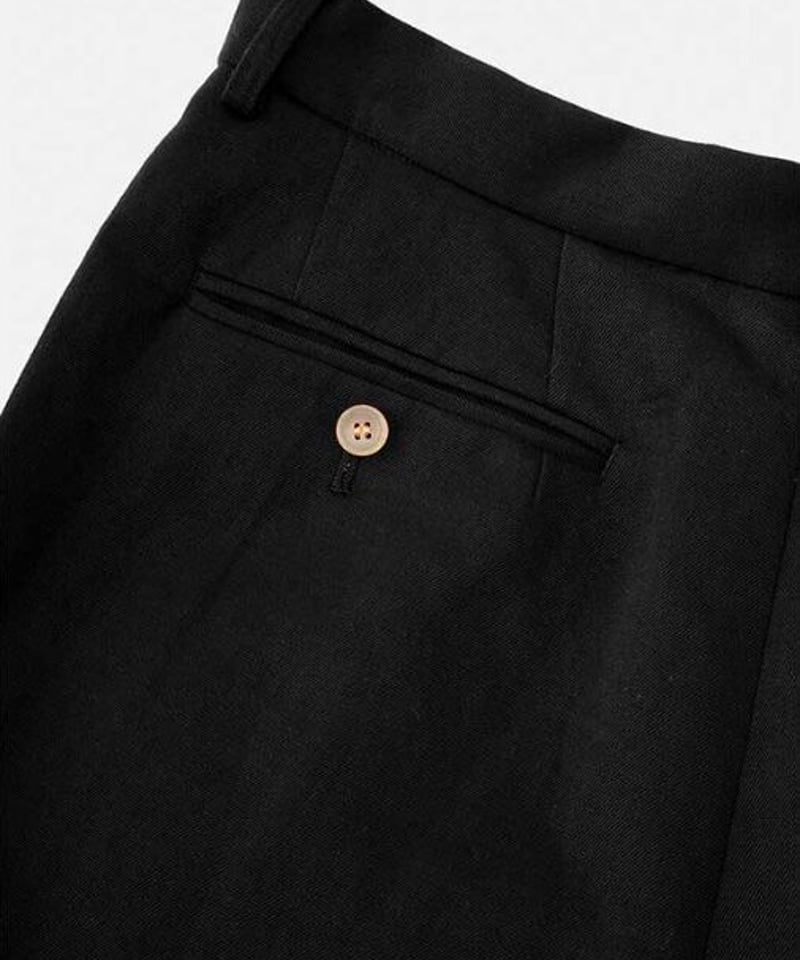 DIGAWEL 2Tuck Tapered Pants【BLACK】 | welles
