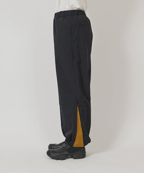 DIGAWEL  Side zip Nylon Pants【BLACK】