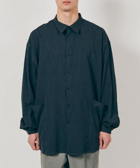 DIGAWEL  Side Pocket Oversized Shirt【C.GRAY】