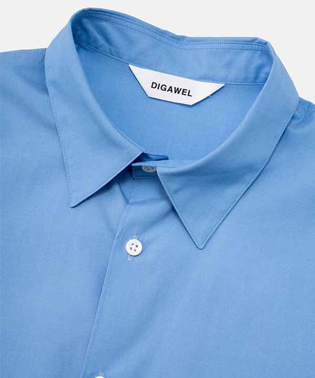 DIGAWEL  S/S Shirt ② broadcloth【DARK SAX】