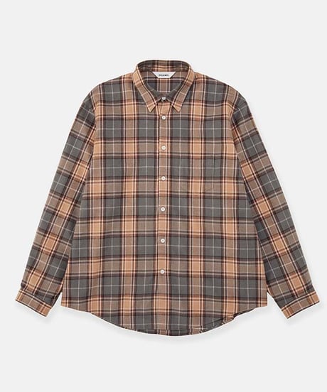 DIGAWEL Check shirt (generic)【GRAY/BEG】
