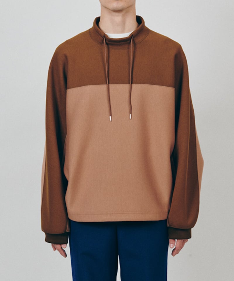DIGAWEL Switch Dolman Sleeve L/S【BROWN】 | welles