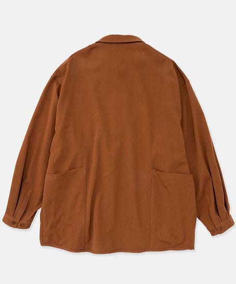 DIGAWEL  Side Pocket Oversized Shirt【BROWN】