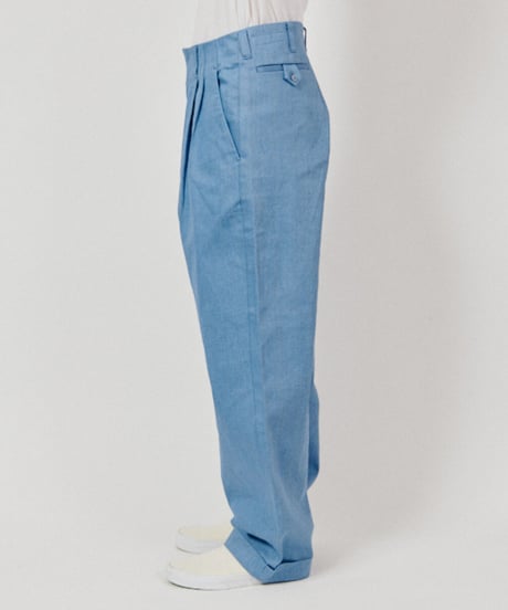 DIGAWEL  2 Tuck Slacks (Dickies×DIGAWEL)【SKY BLUE】