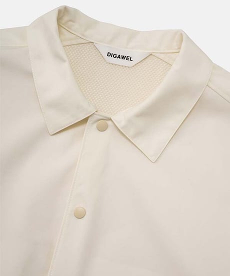 DIGAWEL  Coach S/S Shirt jacket【WHITE】