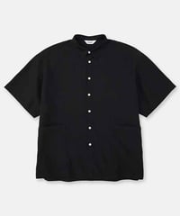 DIGAWEL Side pocket S/S shirt ②【BLACK】