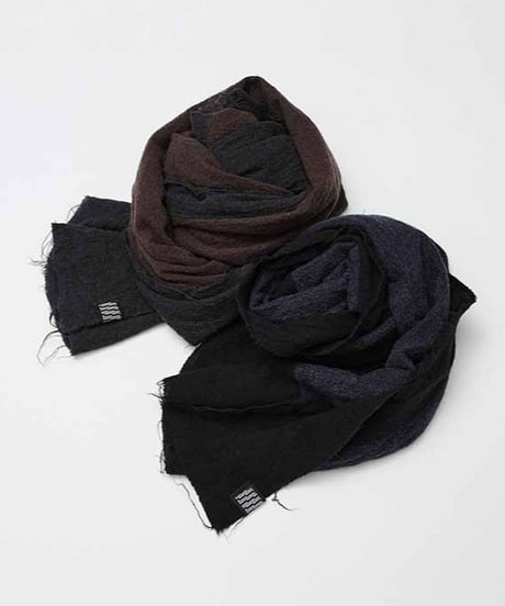 DIGAWEL Stole (fulling/milling)【C.GRAY/BROWN】