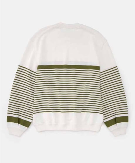 DIGAWEL  Border Sweater【GREEN】