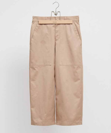 DIGAWEL Wide high water pants【BEIGE】
