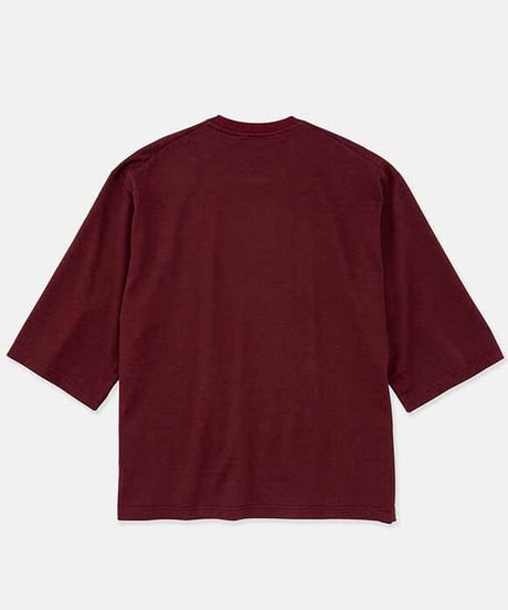 DIGAWEL  Oversized T-shirt【MAROON】