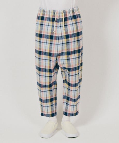 DIGAWEL  Sarrouel Pants① check【PINK/L.BLUE】