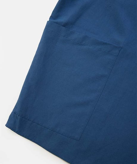 DIGAWEL Side pocket S/S shirt ②【NAVY】