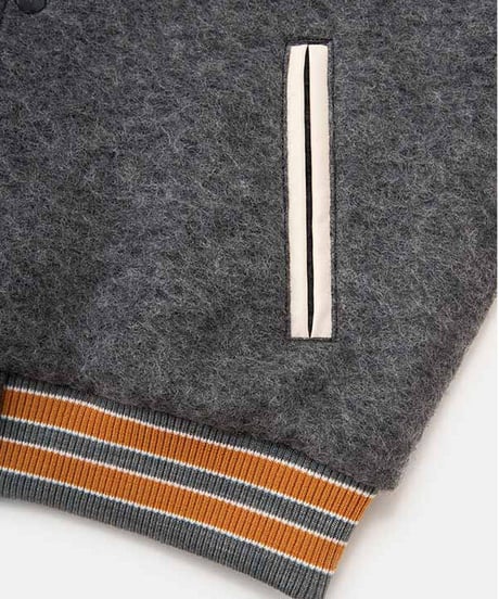 URU TOKYO×DIGAWEL  Varsity Jacket【GRAY】