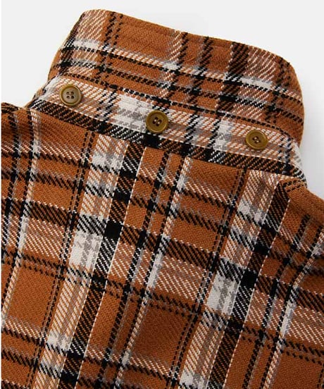DIGAWEL Hoodie shirt【L.BROWN×BK】