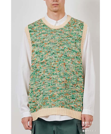 DIGAWEL  Knit Vest【GREEN】