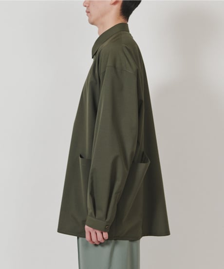 DIGAWEL  Side Pocket Oversized Shirt【OLIVE】
