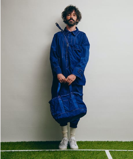 DIGAWEL  Packable Shoulder Bag (Garment Dye )【BLUE】