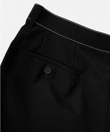 DIGAWEL  Stitch 1Tuck Pants【BLACK】